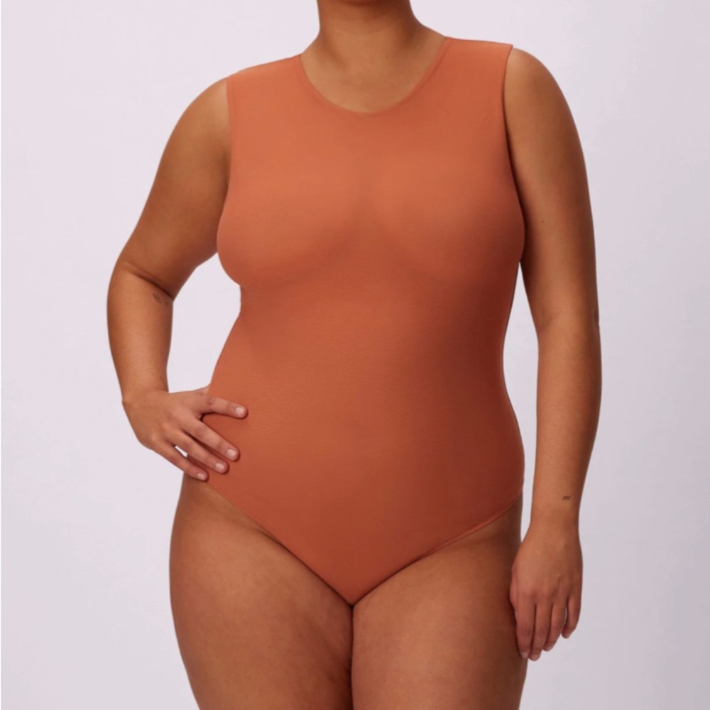 NWOT Parade mesh bodysuit size M gingersnap